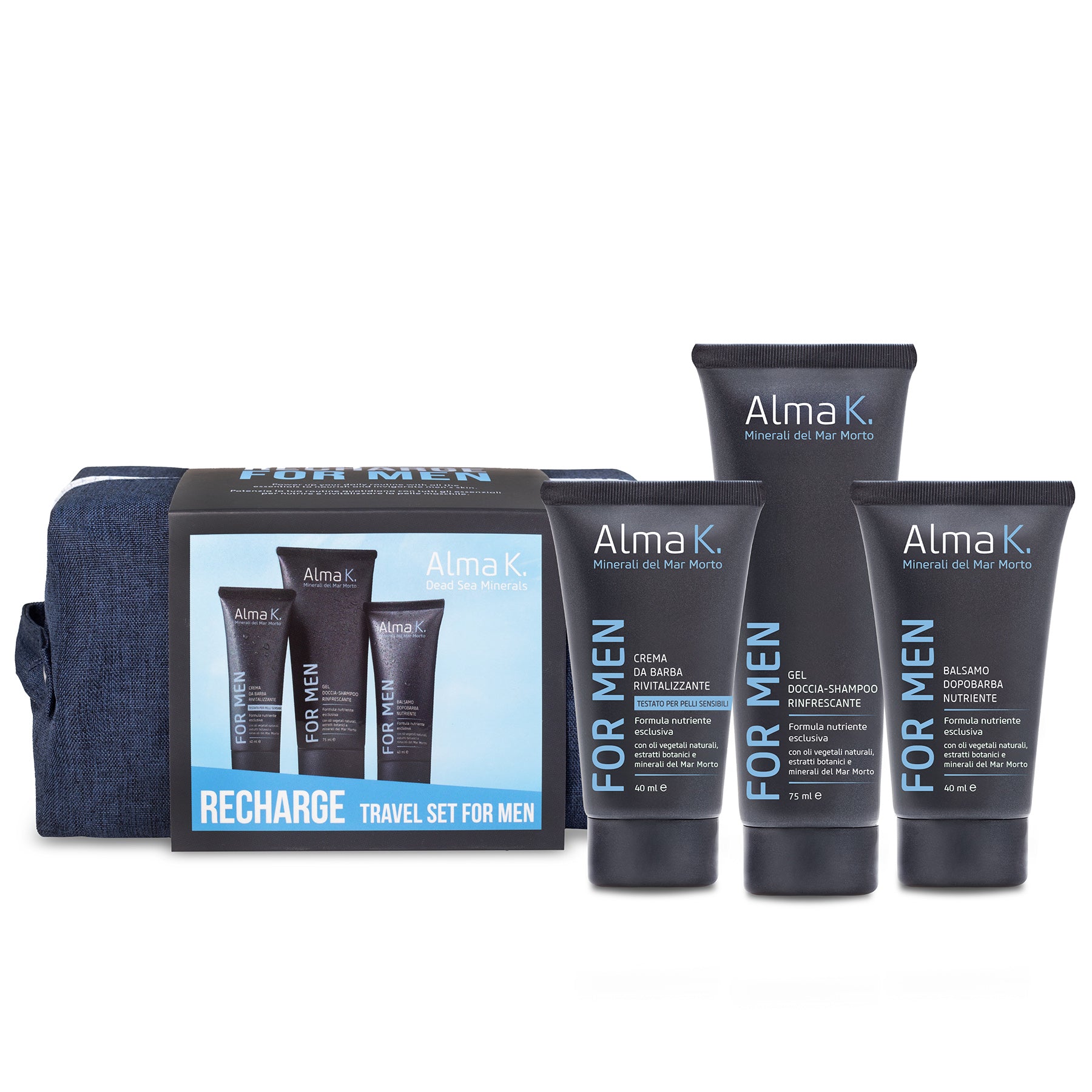 Alma K Recharge for Men Travel Kit