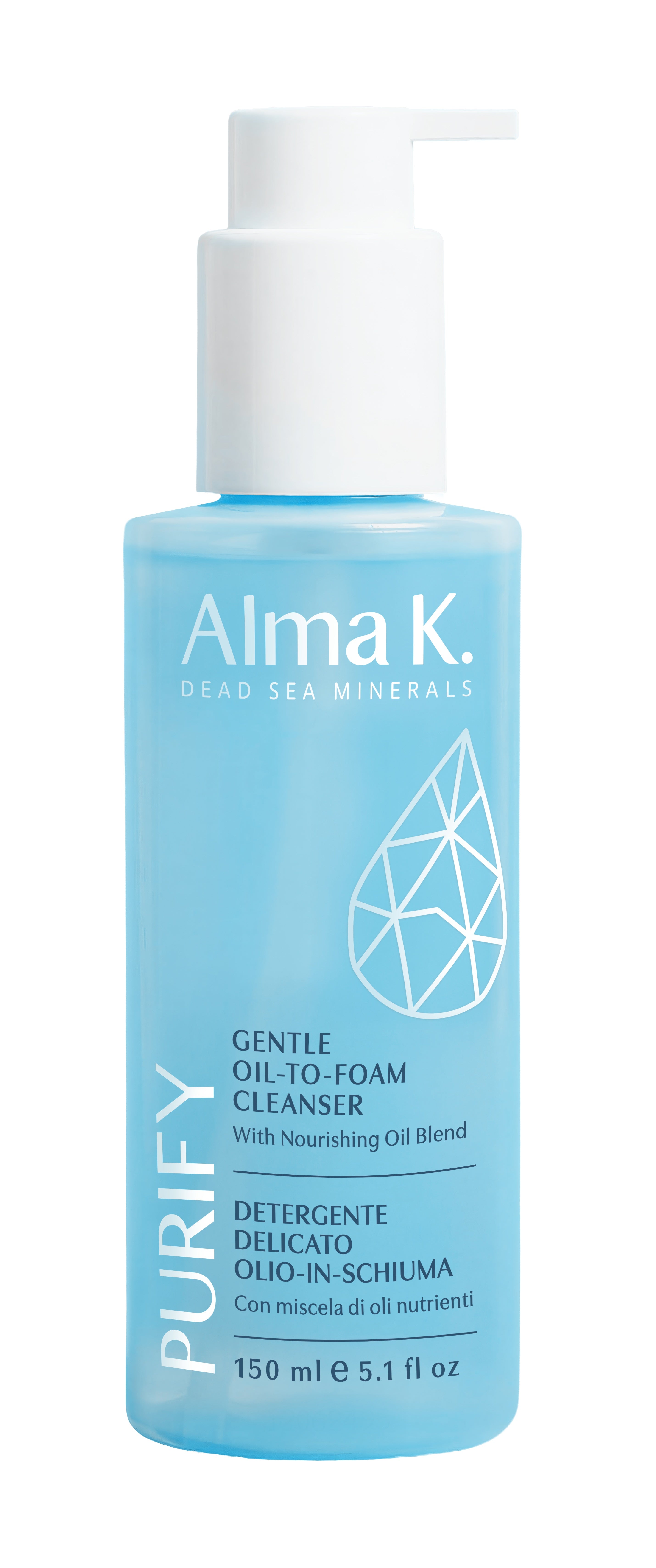 Alma K Gentle Oil -to- Foam Cleanser 150 ml.