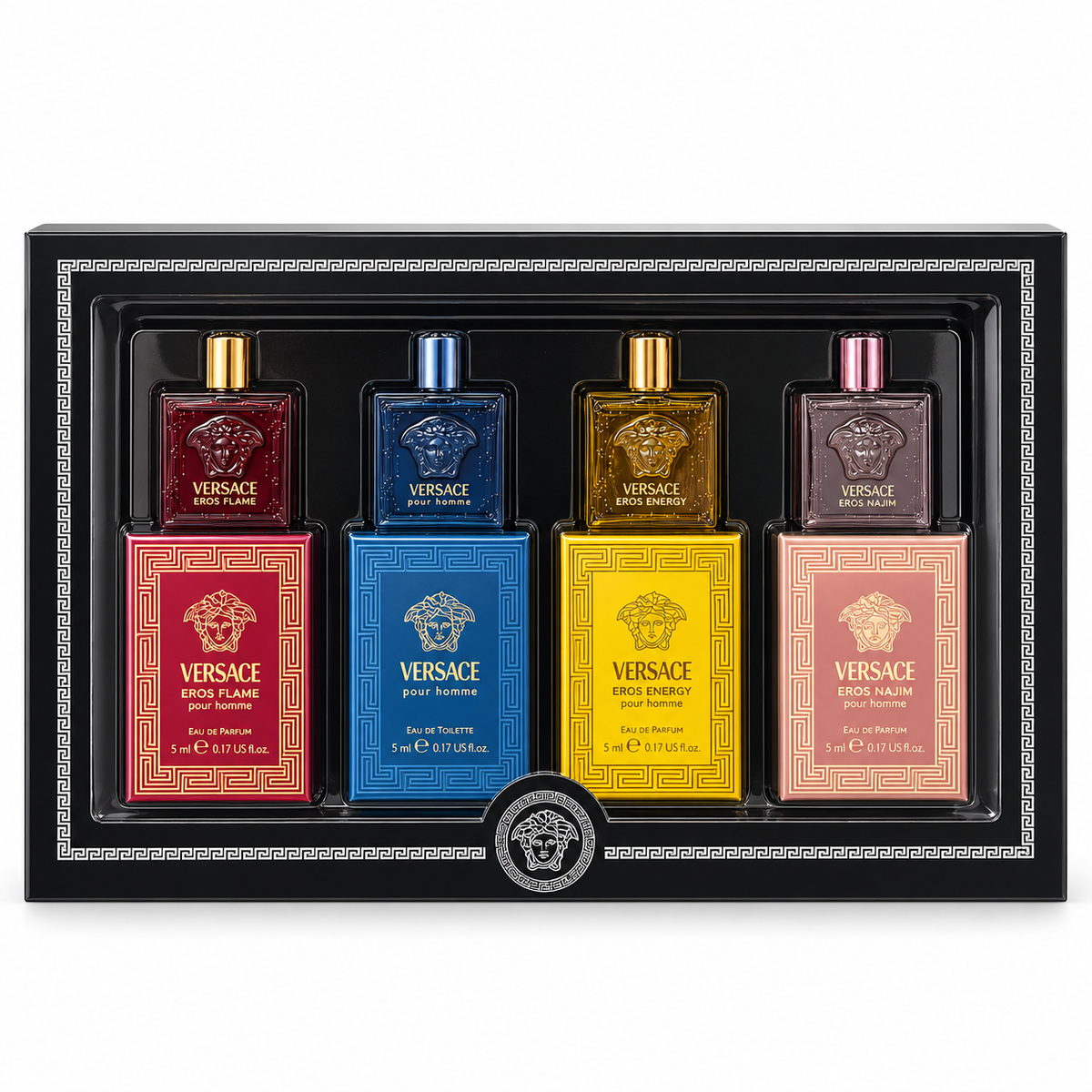 Versace Miniature dufte til Herrer Julegaveæske