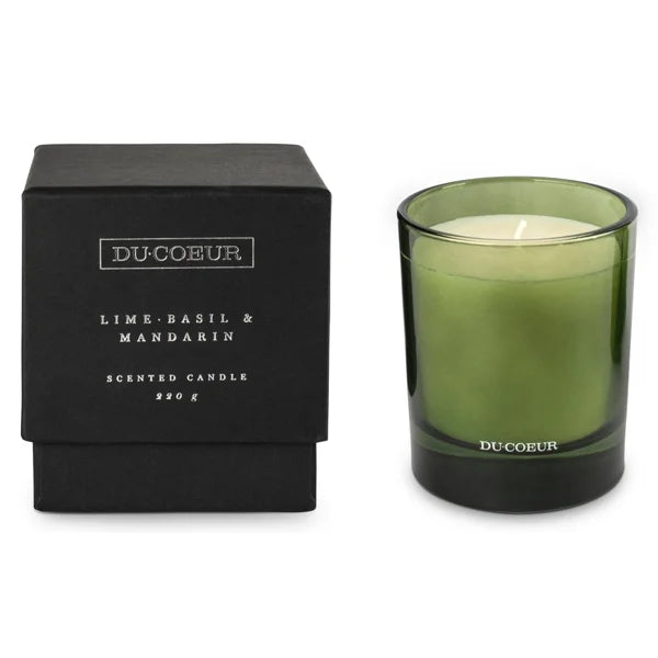 Du Coeur Duftlys Lime Basil & Mandarin 220 gr.