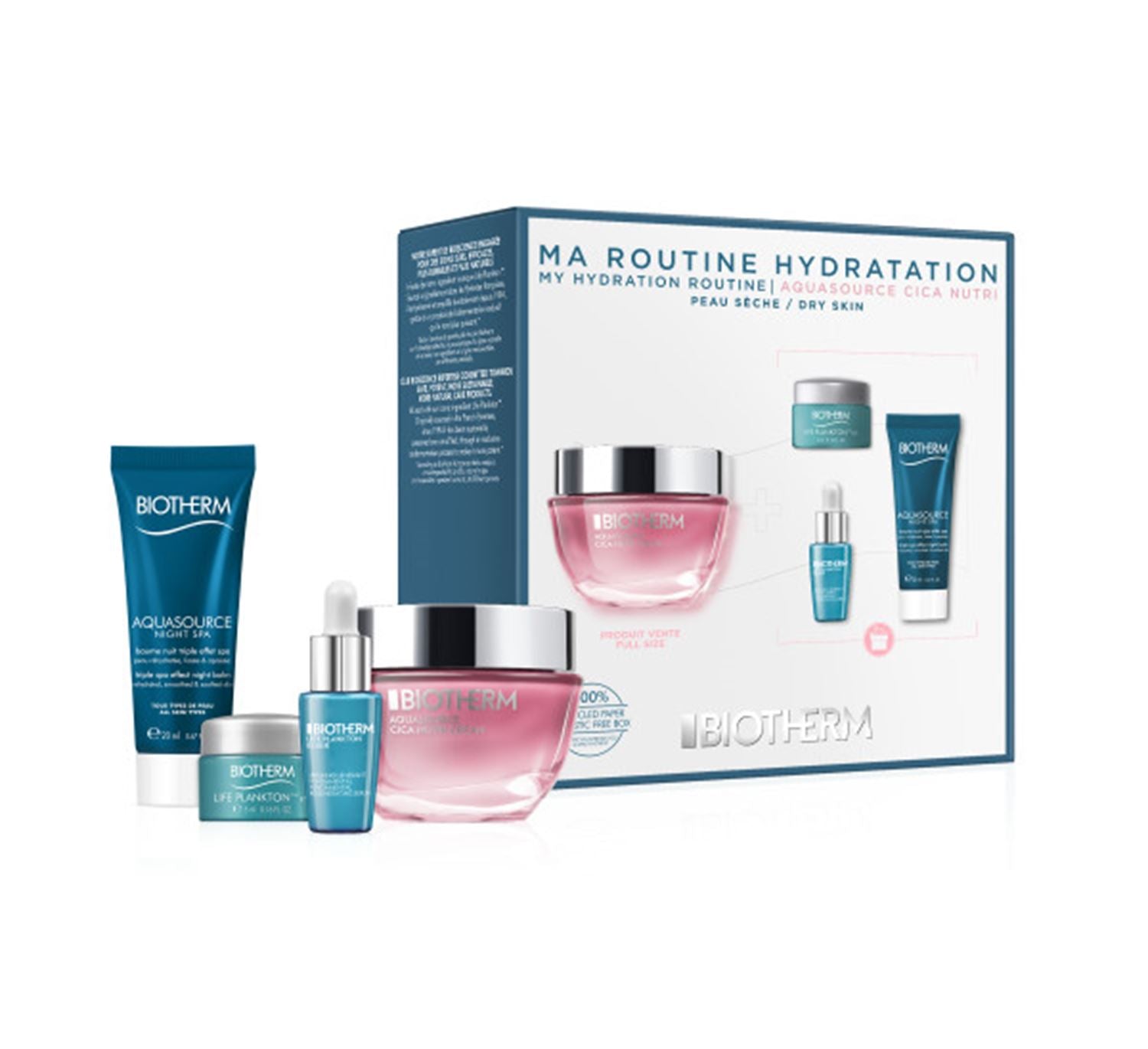 Biotherm Aquasource Cica Nutri Cream Dry Skin Gavesæt