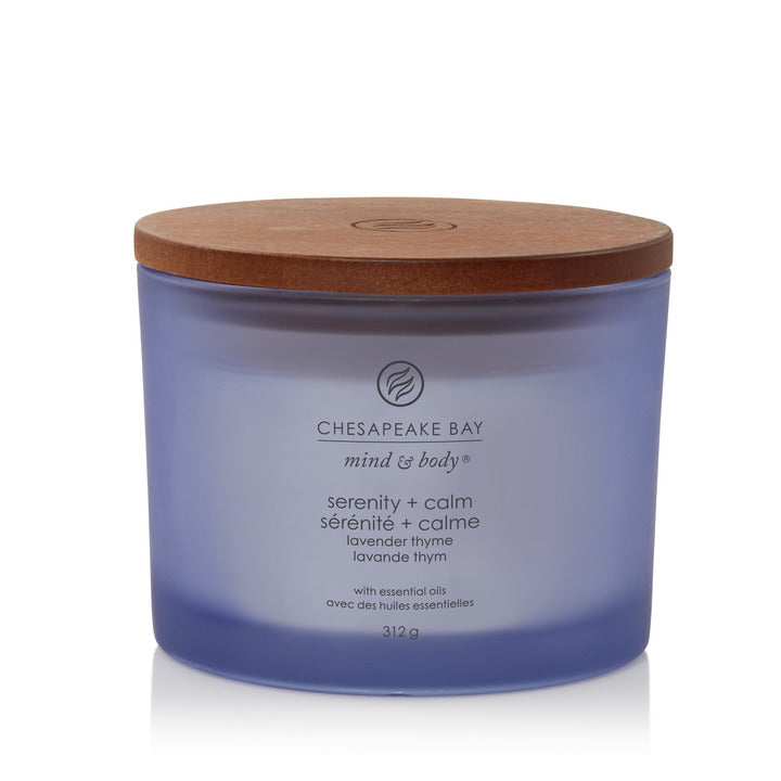 Chesapeake Bay Mind & Body Serenity Calm Lavender Thyme Duftlys 312 gr.