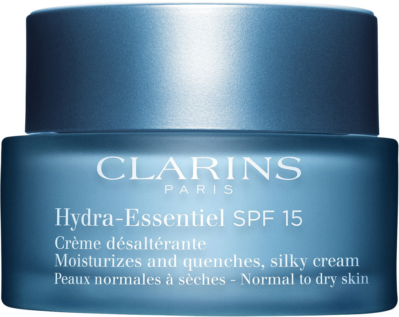 Clarins Hydra-Essentiel SPF15 Moisturizes and Quenches, Silky Cream Normal to Dry Skin 50ml