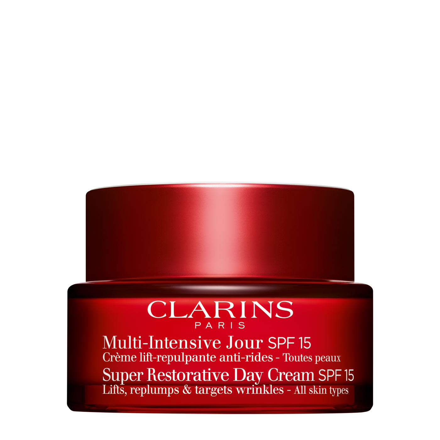 Clarins Super Restorative Day Cream Spf 15 All SKin Types 50 ml.