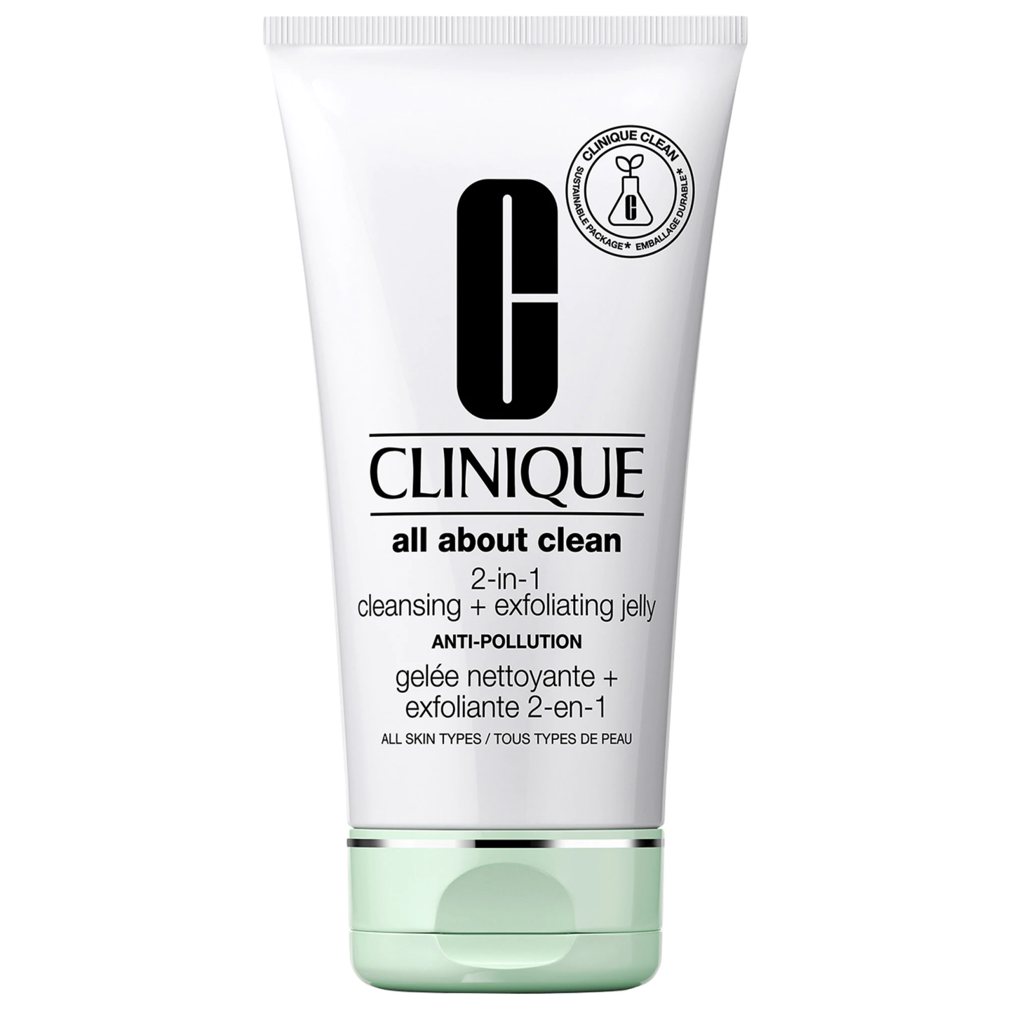 Clinique All About Clean 2 in 1 Cleansing + Exfoliating Jelly 150 ml.
