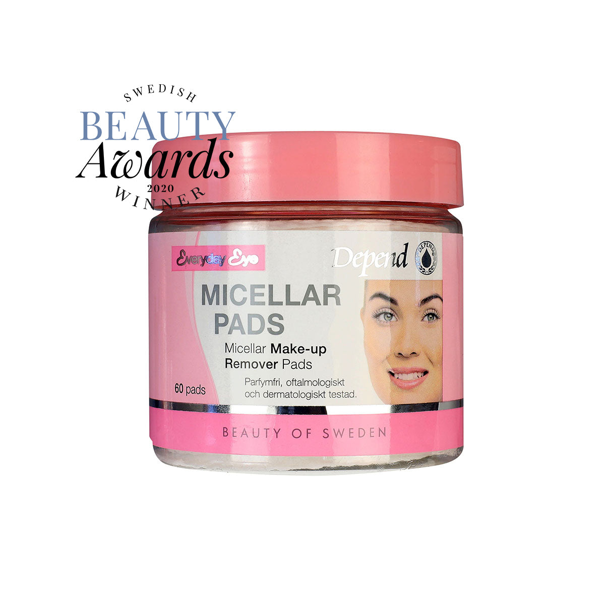 Depend Micelar Make up Remover Pads 60 pads