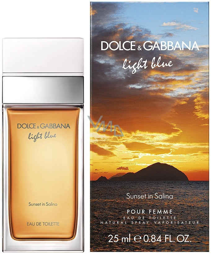 Dolce & Gabbana Light Blue Sunset in Salina Pour Femme Eau de Toilette 25 ml.
