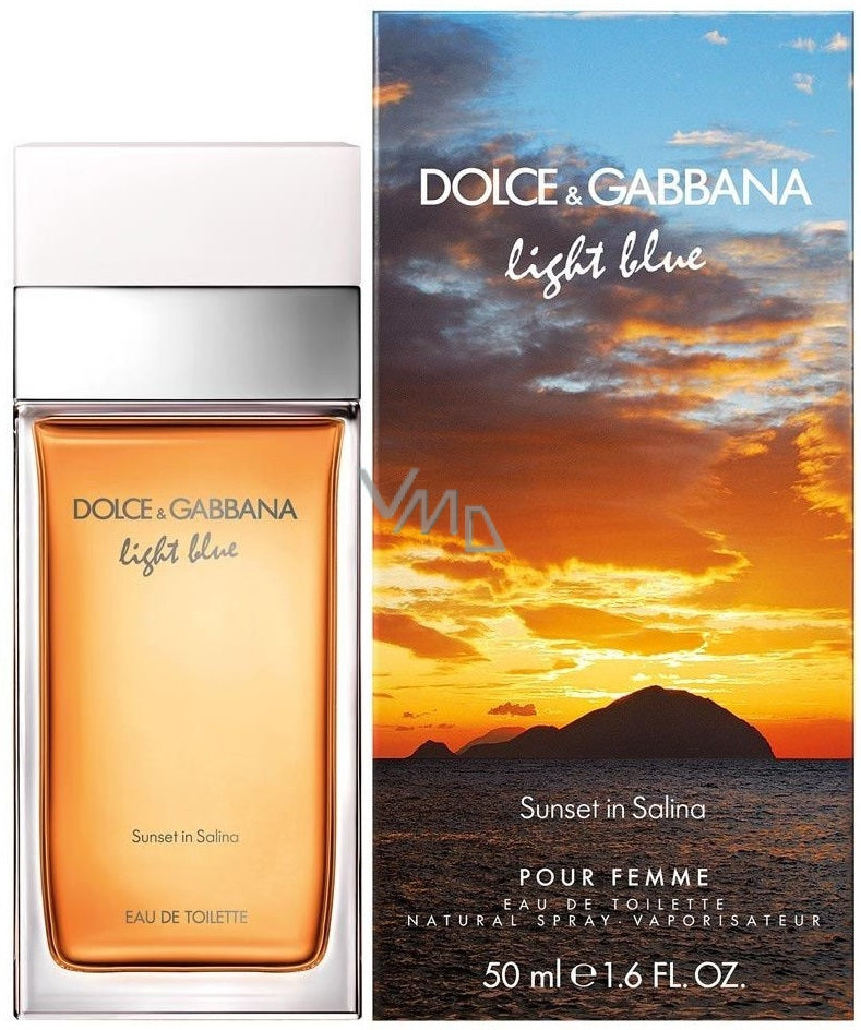 Dolce & Gabbana Light Blue Sunset in Salina Pour Femme Eau de Toilette 50 ml.