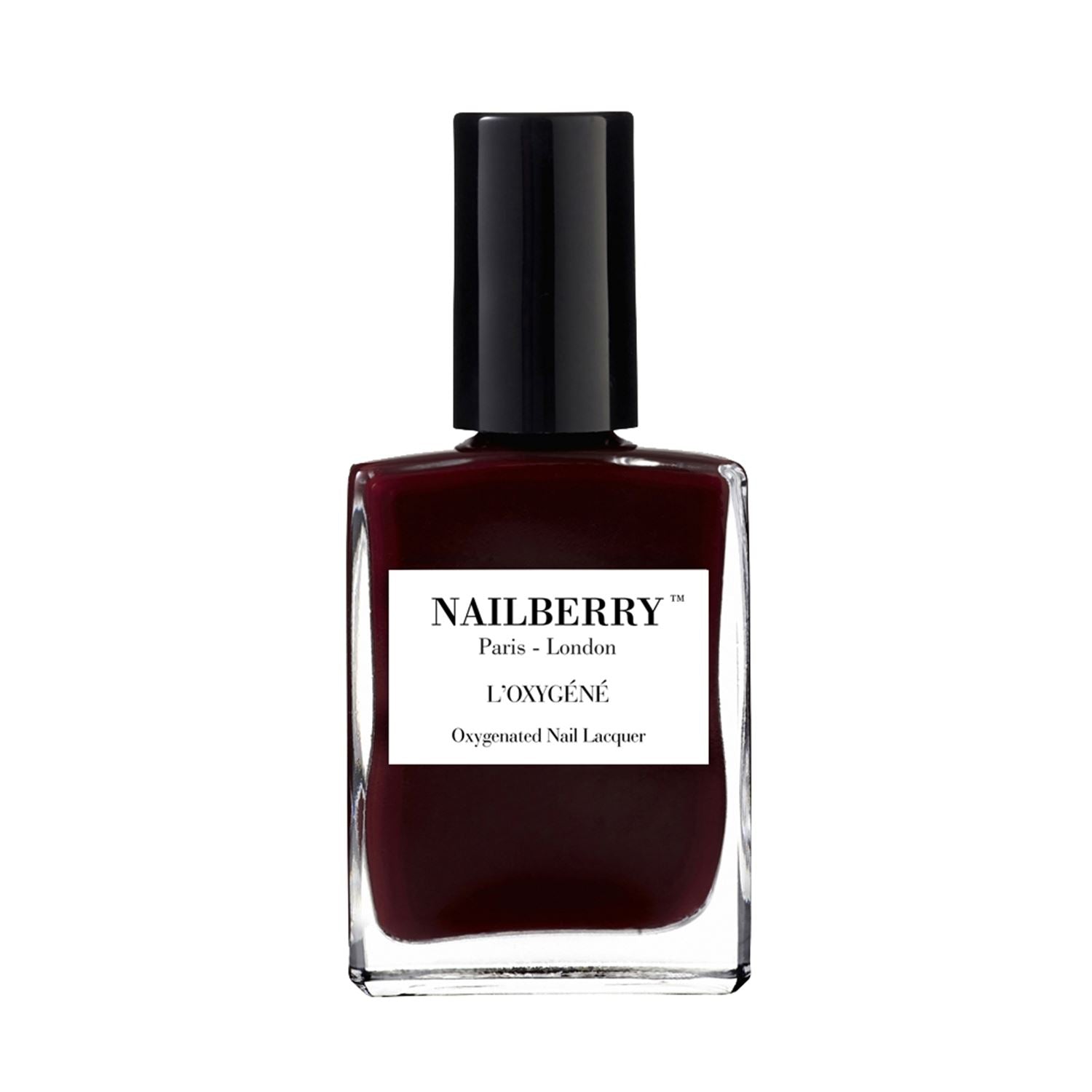 Nailberry L’Oxygéné Nail Polish Noirberry 15 ml.