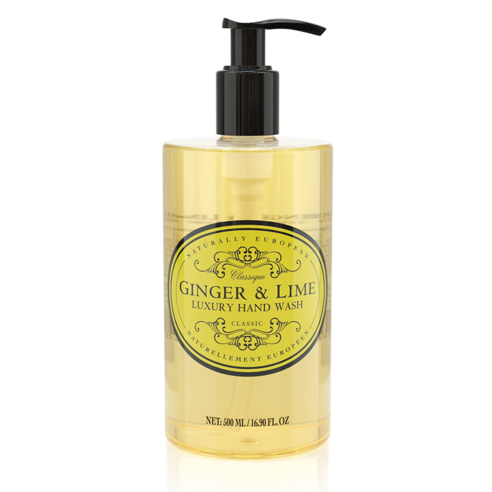 Naturally European Hand Wash Ginger Lime 500 ml.
