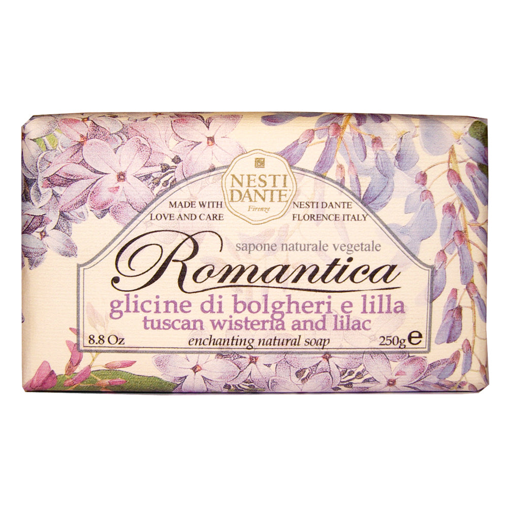 Nesti Dante Romantica Enchanting Natural Handsoap Tuscan Wisteria & Lilac 250 gr.