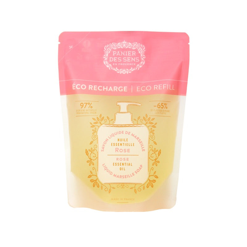 Panier des Sens Liquid Marseille Soap Rose Refill 500 ml.