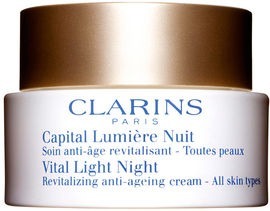 Clarins Vital Light Night Cream til Alle Hudtyper 50ml