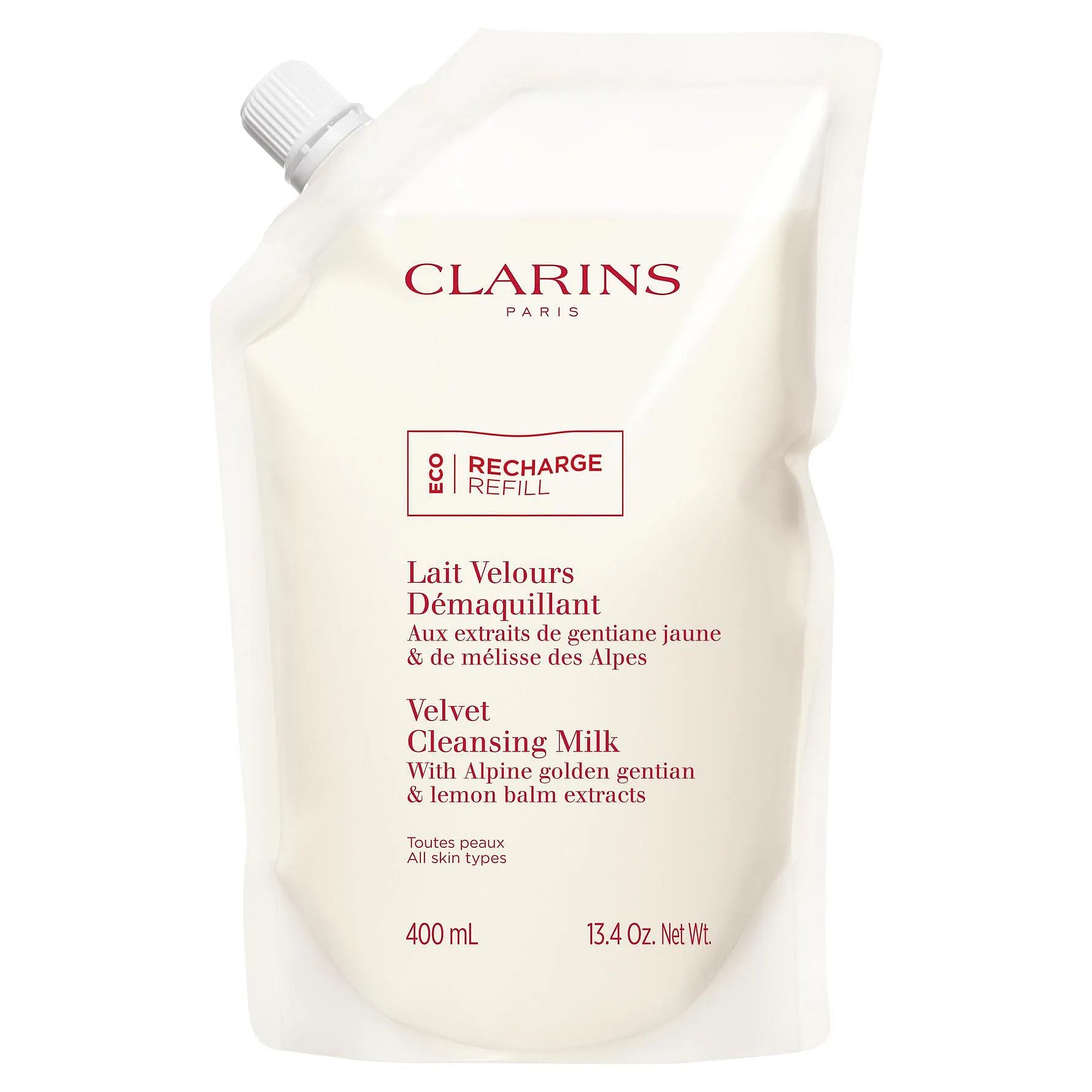 Clarins Velvet Cleansing Milk 400 ml. Refill