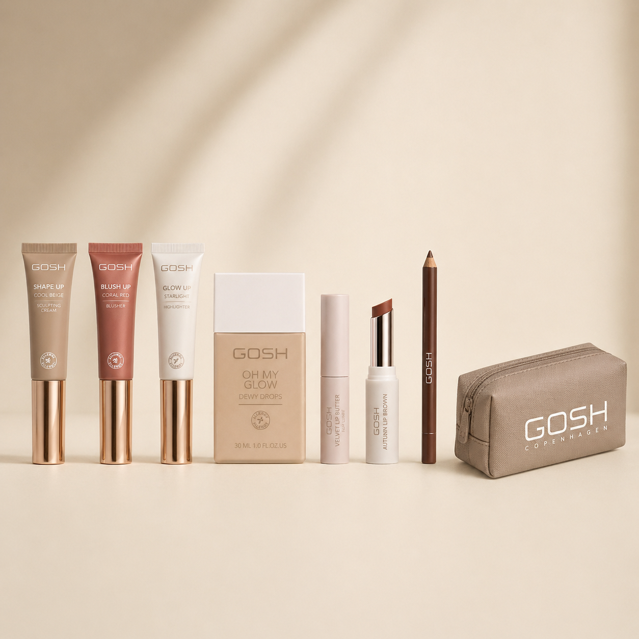 GOSH Beauty Bag Glow & Lips