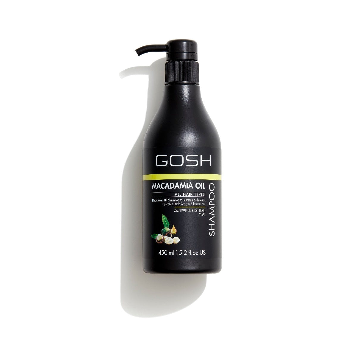 GOSH Macadamia Oil Shampoo for All Hair Types 450 ml.