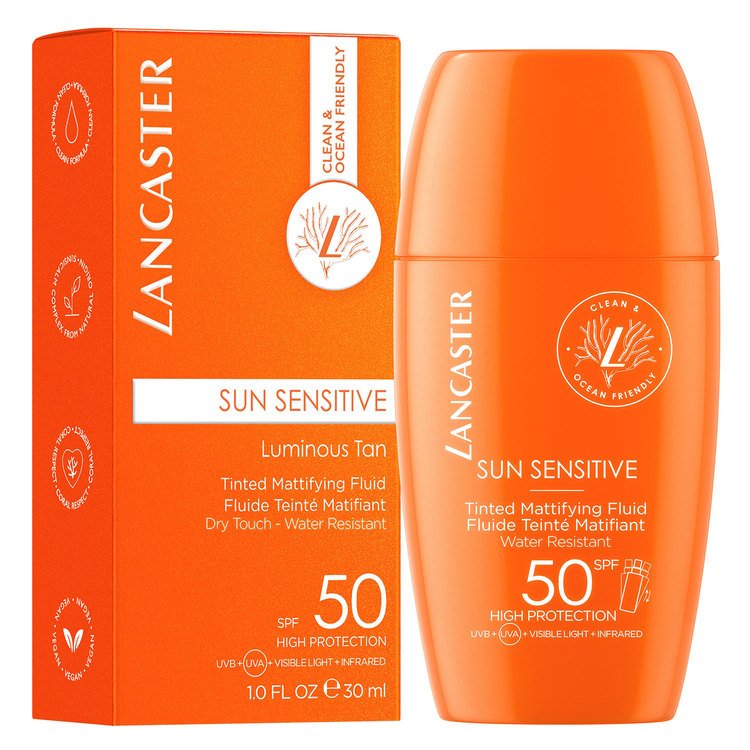 Lancaster Sun Sensitive Tinted Mattifying Fluid SPF50 - 30 ml.