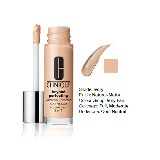 Clinique Beyond Perfecting™ Foundation + Concealer A6 Ivory