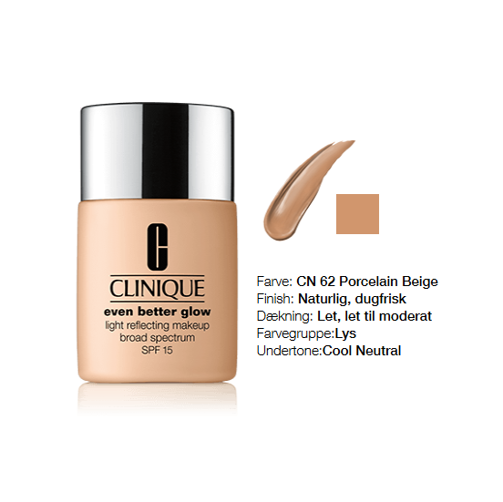 Clinique Even Better Glow™ Light Reflecting Makeup Broad Spectrum SPF 15 - CN 62 Porcelain Beige