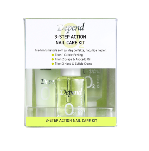 Depend 3-Step Action Nail Care Kit