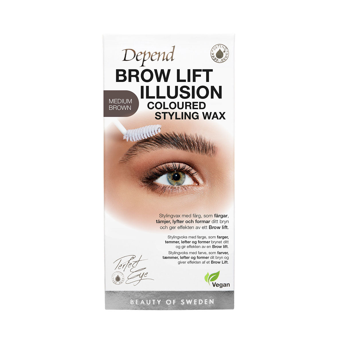 Depend Brow Lift Illusion Styling Wax Medium Brown 5 gr.