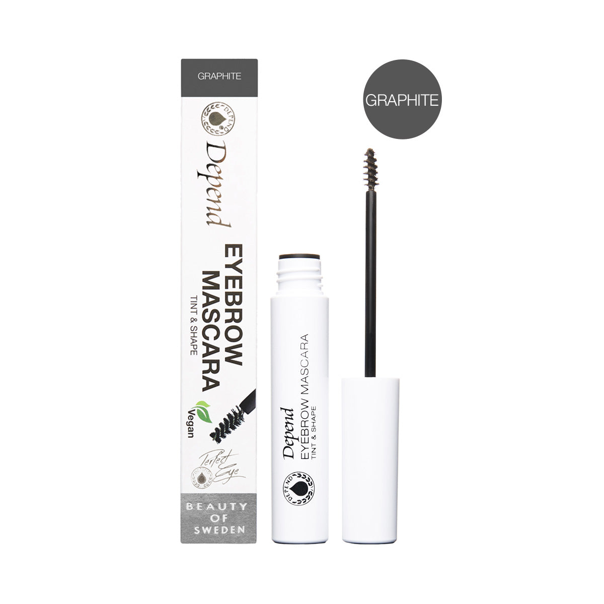 Depend Eyebrow Mascara Tint & Shape Graphite 2,5 ml.