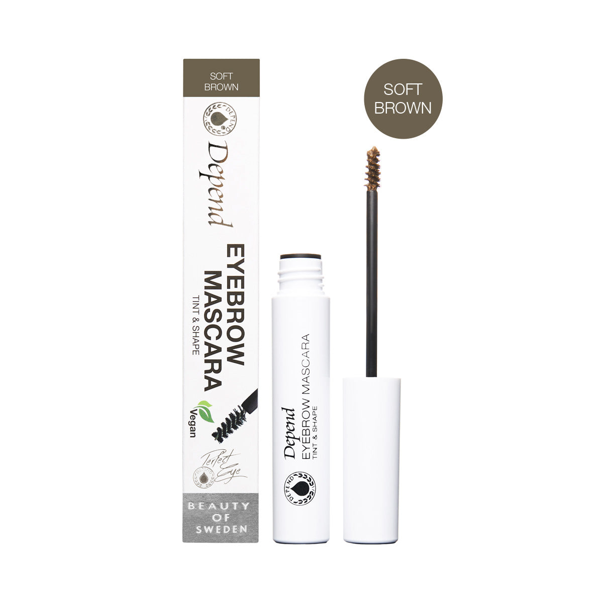 Depend Eyebrow Mascara Tint & Shape Soft Brown 2,5 ml.