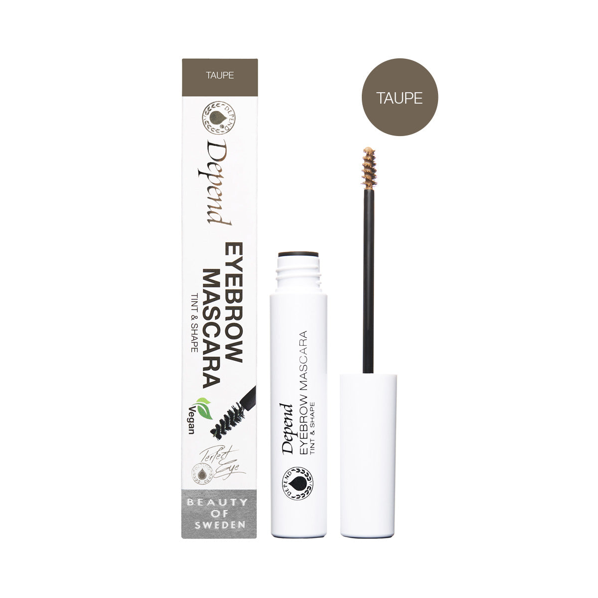 Depend Eyebrow Mascara Tint & Shape Taupe 2,5 ml.