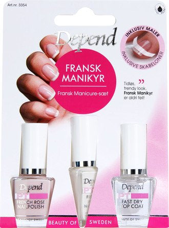 Depend Fransk Manicure Kit