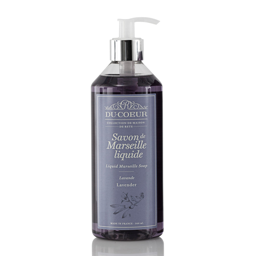 Du Coeur Savon de Marseille Handsoap Lavender 500 ml.