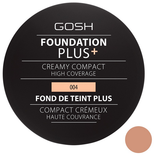 GOSH Foundation Plus+ Creamy Compact 004 Natural
