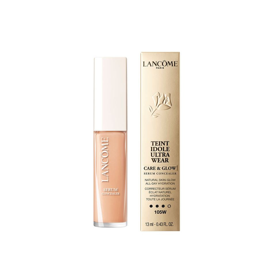 Lancome Tient Idole Ultra Wear Care & Glow Serum Concealer 105W 13 ml.