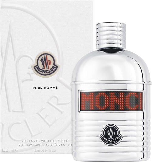 Moncler Pour Homme Eau de Parfum Refillabe With LED Screen 150 ml.