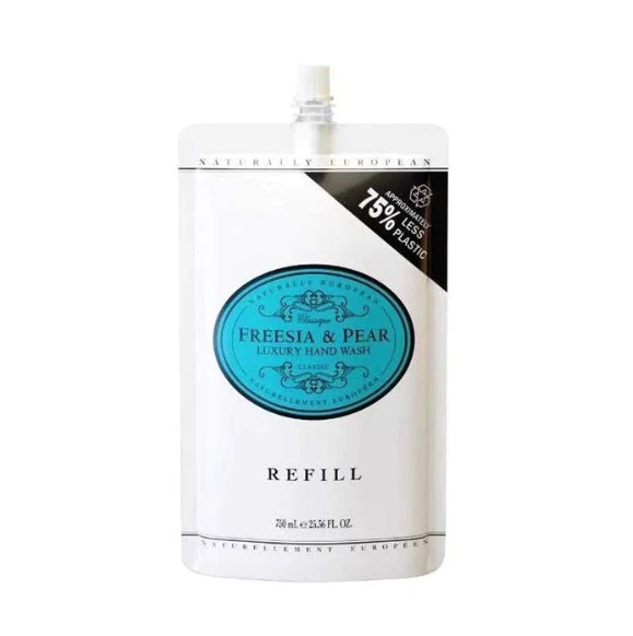 Naturally European Hand Wash Freesia & Pear Refill 750 ml.