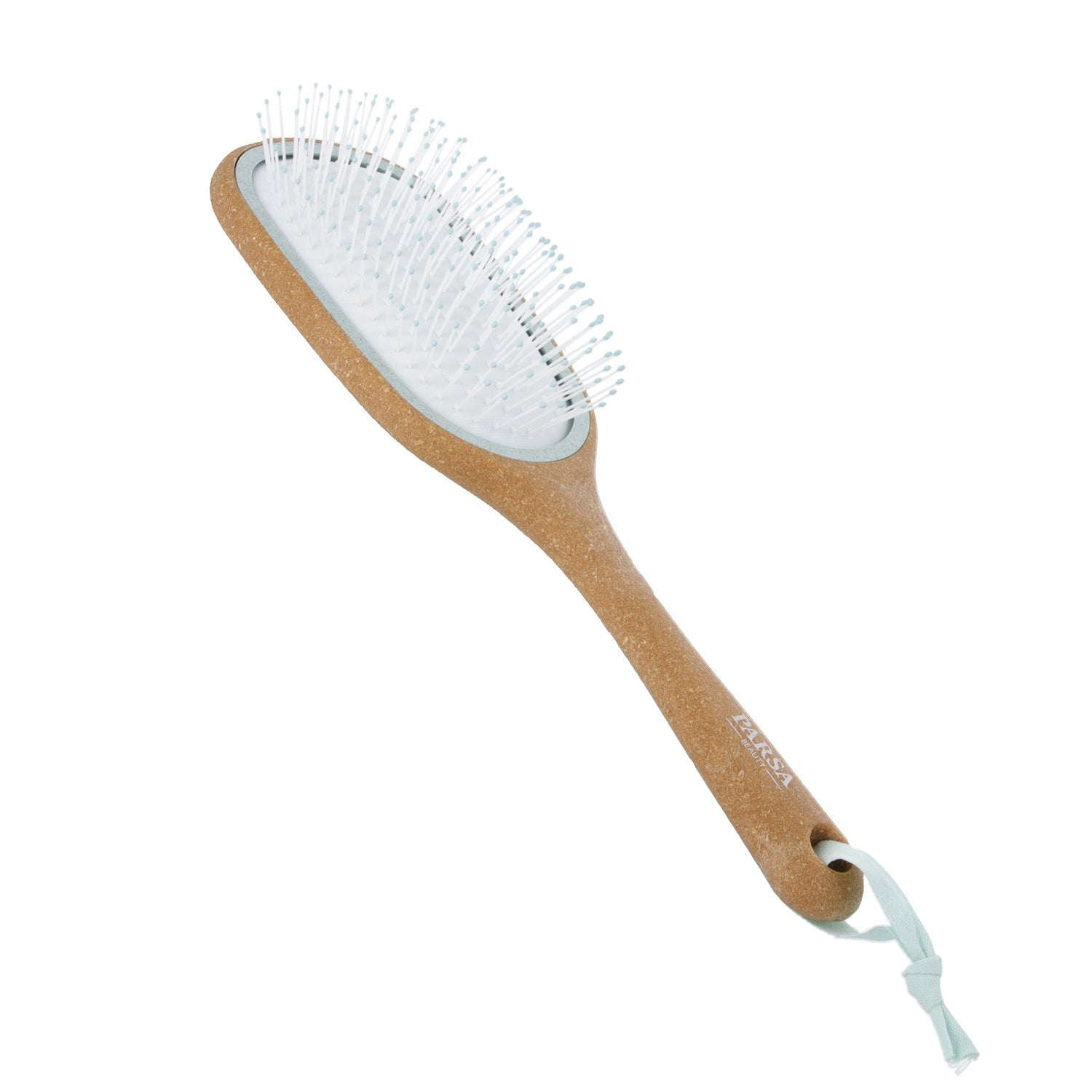 PARSA Beauty Cork Detangling Hairbrush Large Oval Wet & Dry Organic