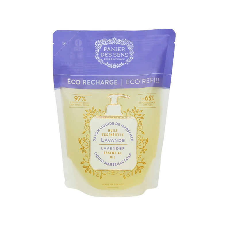 Panier des Sens Liquid Marseille Soap Lavender Refill 500 ml.