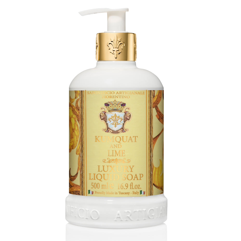 Saponificio Artigianale Fiorentino Luksus Håndsæbe Kumquat & Lime 500 ml.
