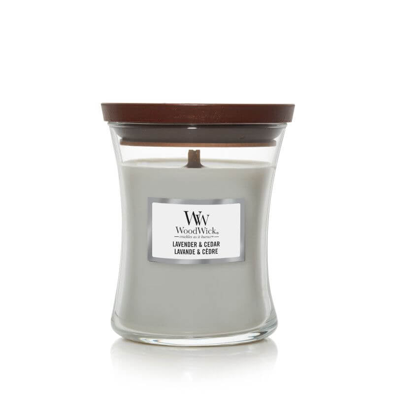 WoodWick Lavender & Cedar Duftlys 275 gr.