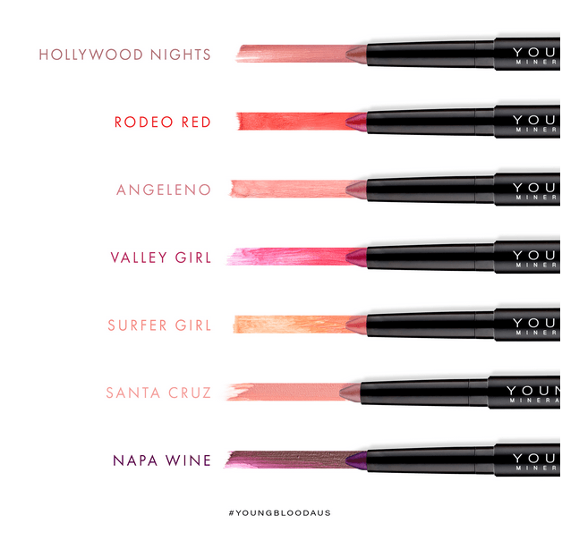YoungBlood Color-Crays Lip Crayon Matte Rodeo Red